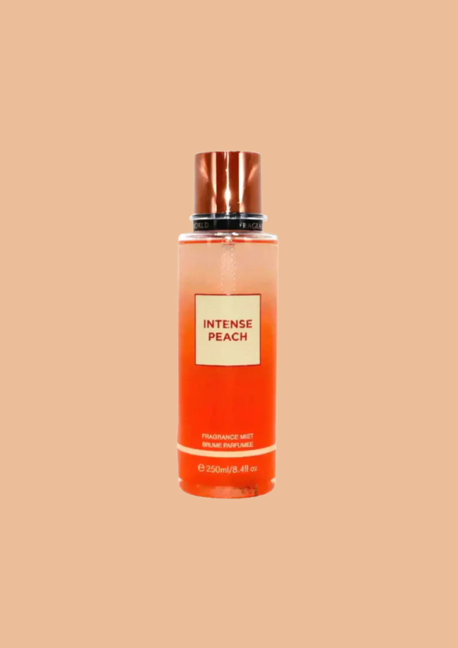 Brume Intense Peach - FRAGRANCE WORLD 250 ML - Image 2