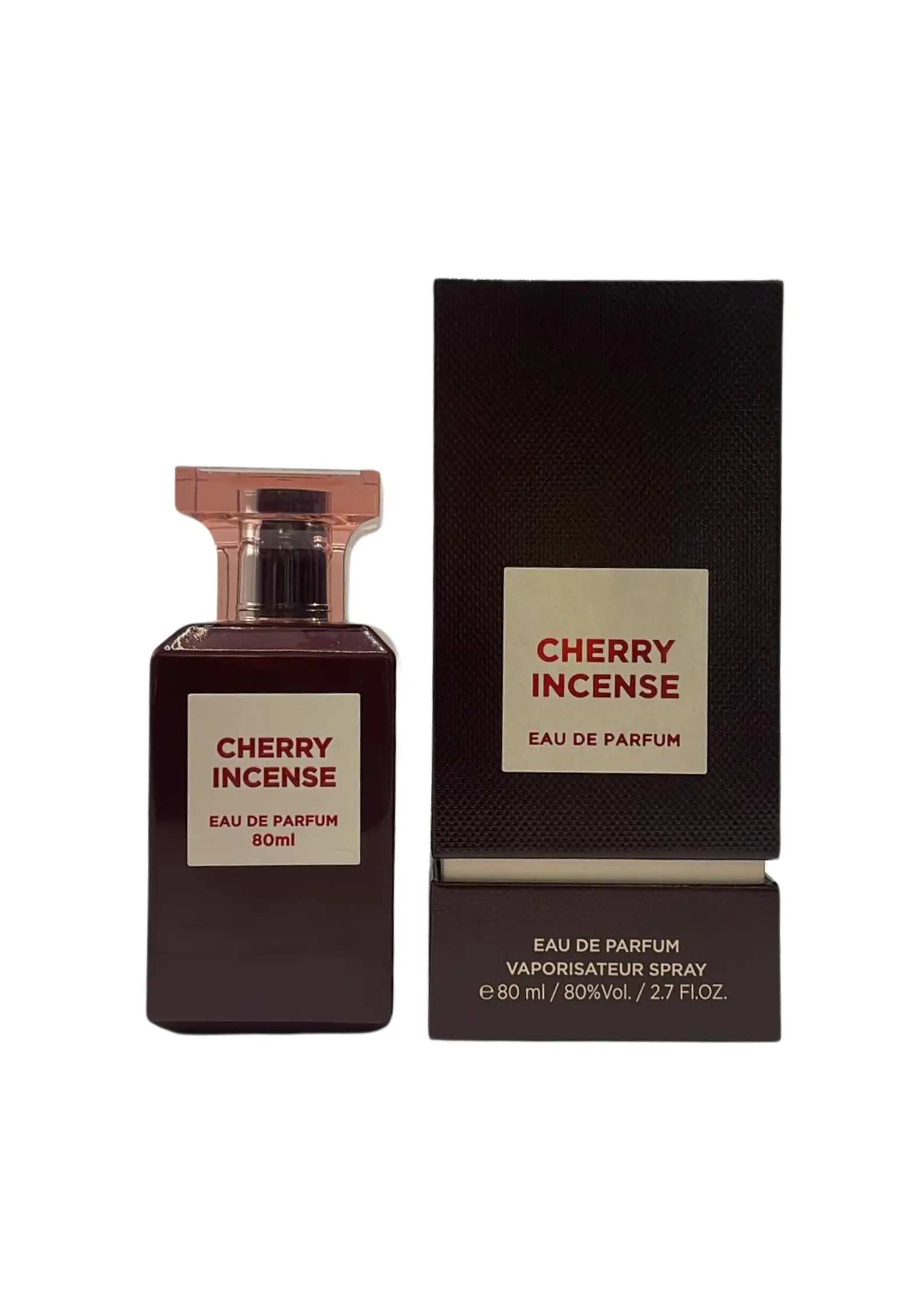 Eau de Parfum Cherry Incense - Fragrance World 80 ML