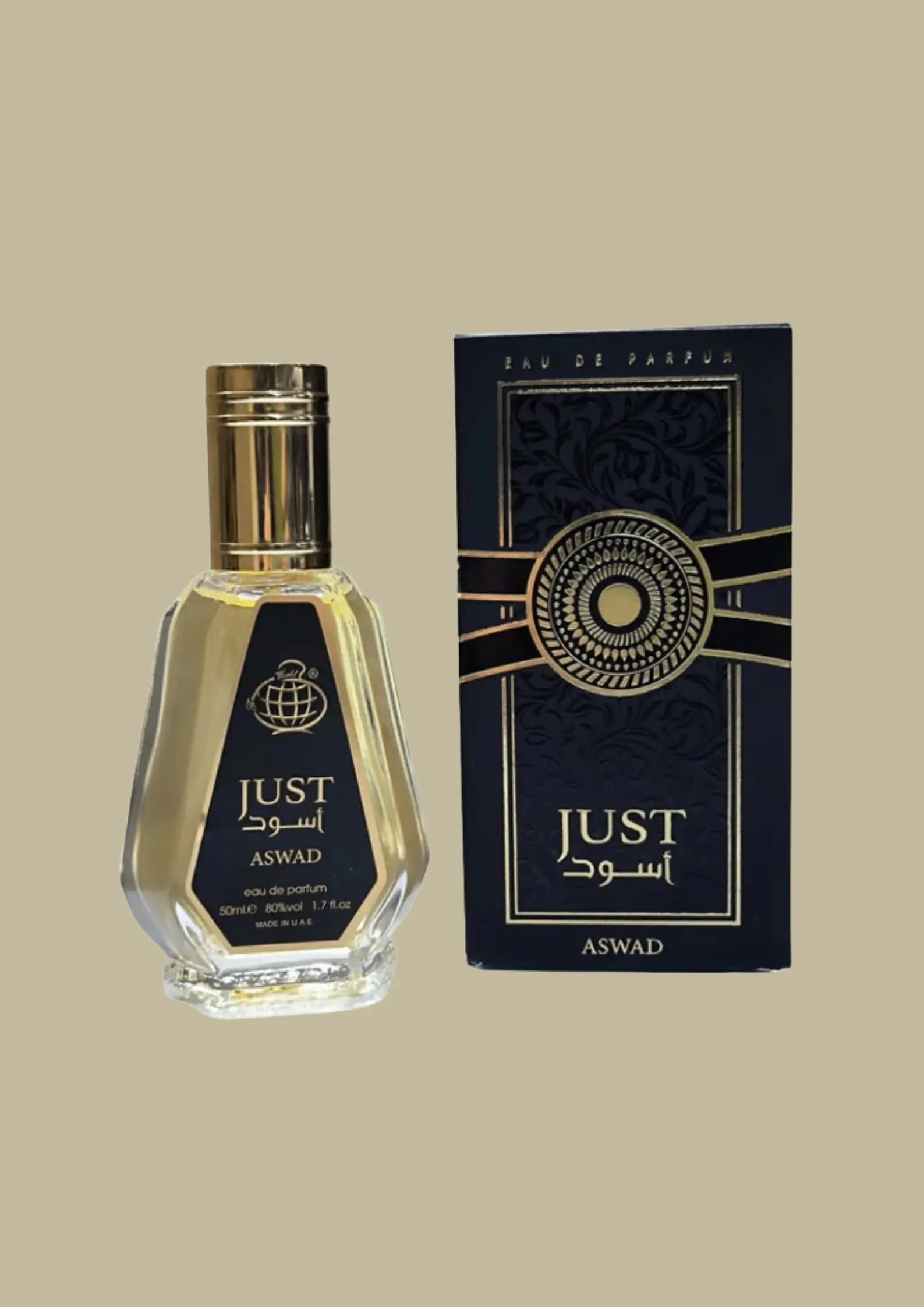 Eau de parfum Just Aswad - Fragrance World 50 ML - Image 2