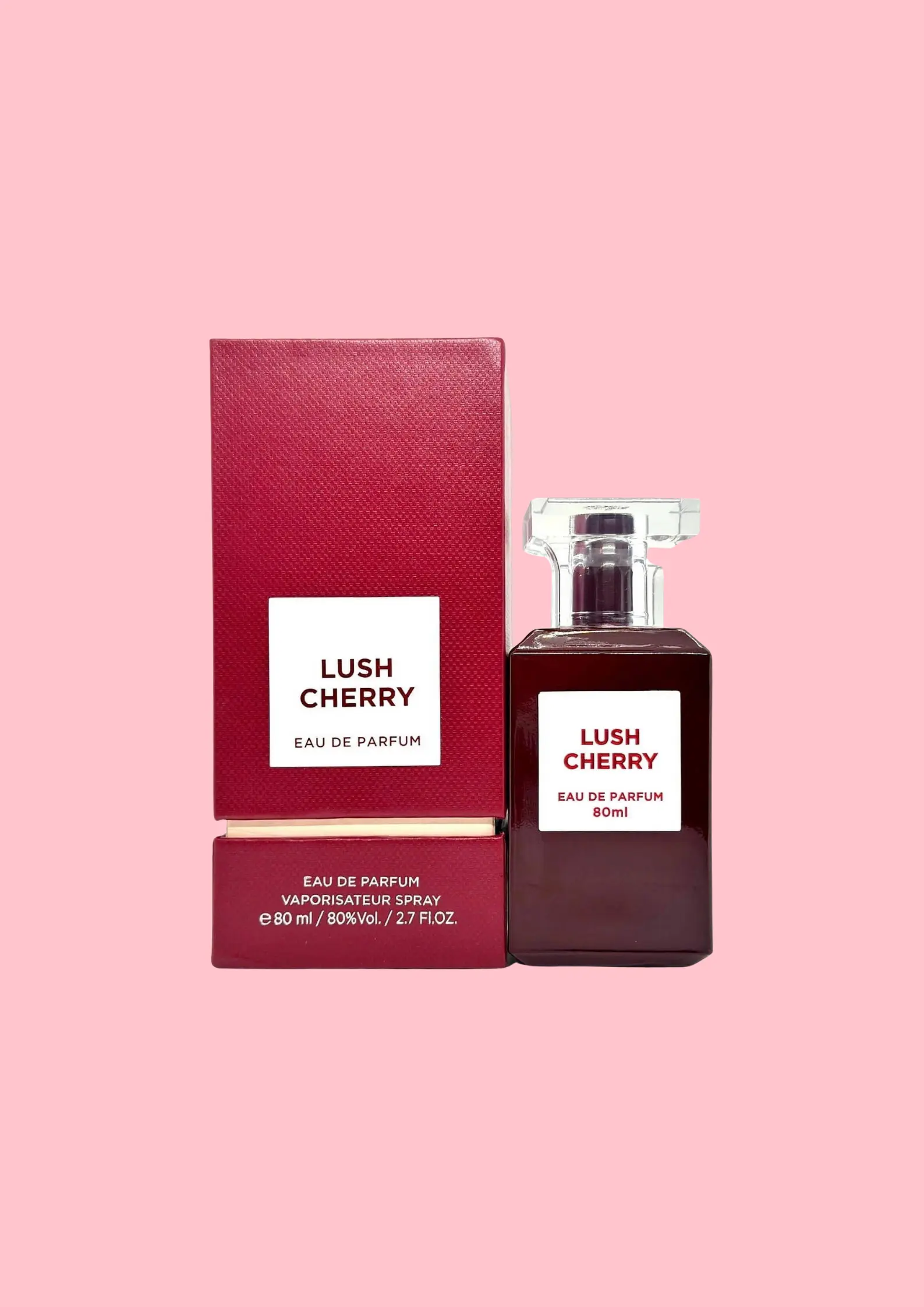 Eau de Parfum Lush Cherry - Fragrance World 80 ML - Image 2