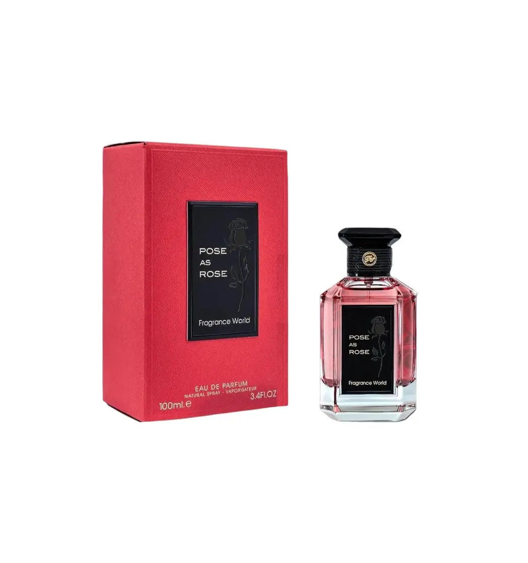 Eau de Parfum Pose as Rose - Fragrance World 100 ML