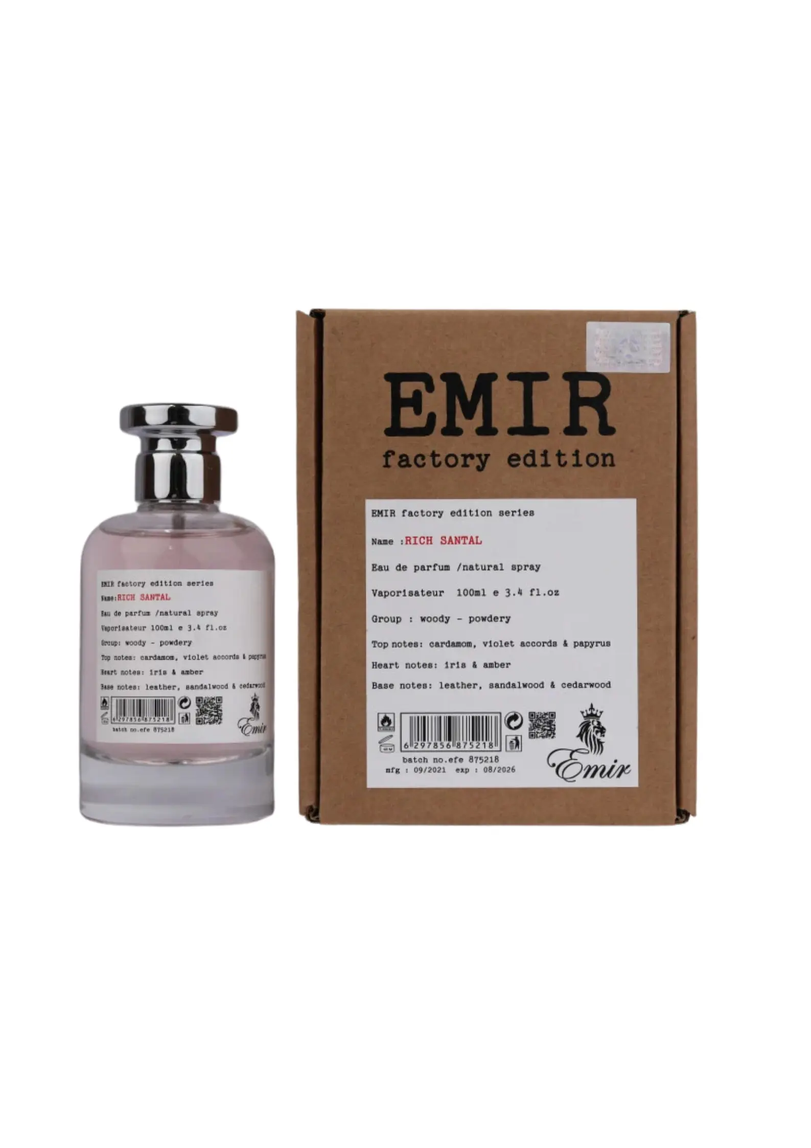 Eau de Parfum Rich Santal - Emir 100 ML