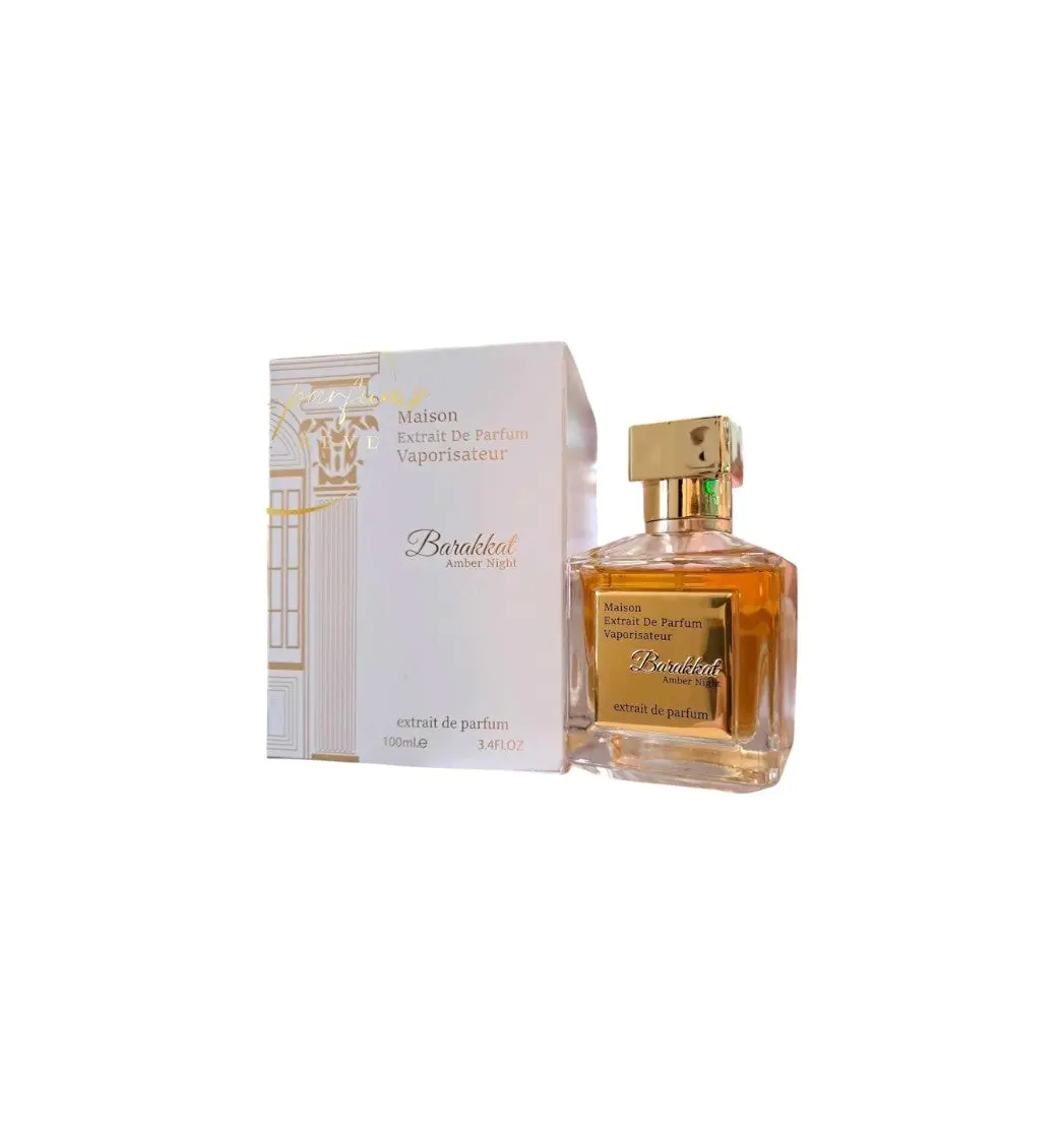 Extrait de Parfum Barakkat Amber Night - Fragrance World 100 ML
